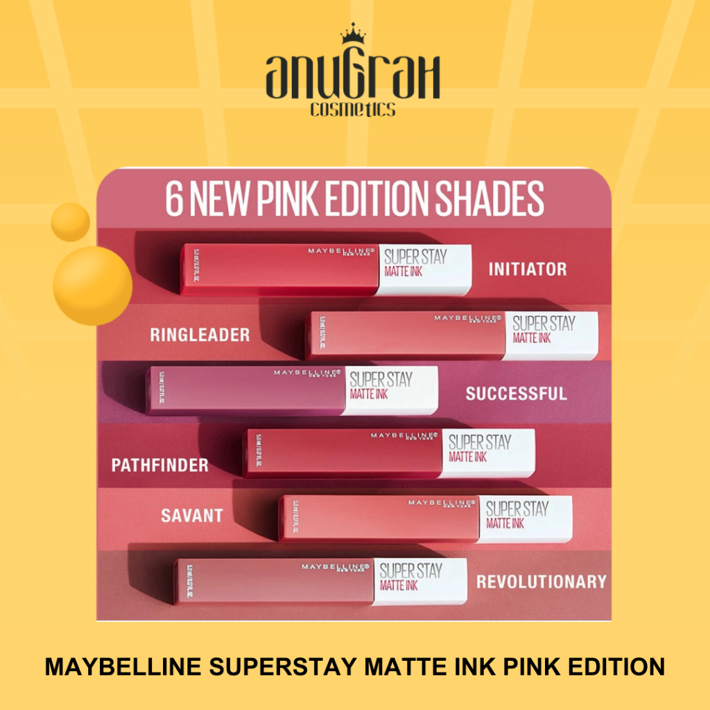 MAYBELLINE SUPERSTAY MATTE INK PINK EDITION