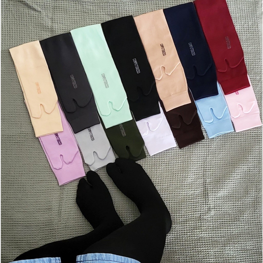 COD Joymart Kaos Kaki Jempol Selutut Kaos Kaki Dewasa Muslimah Sampai Lutut kaos Kaki Polos Panjang