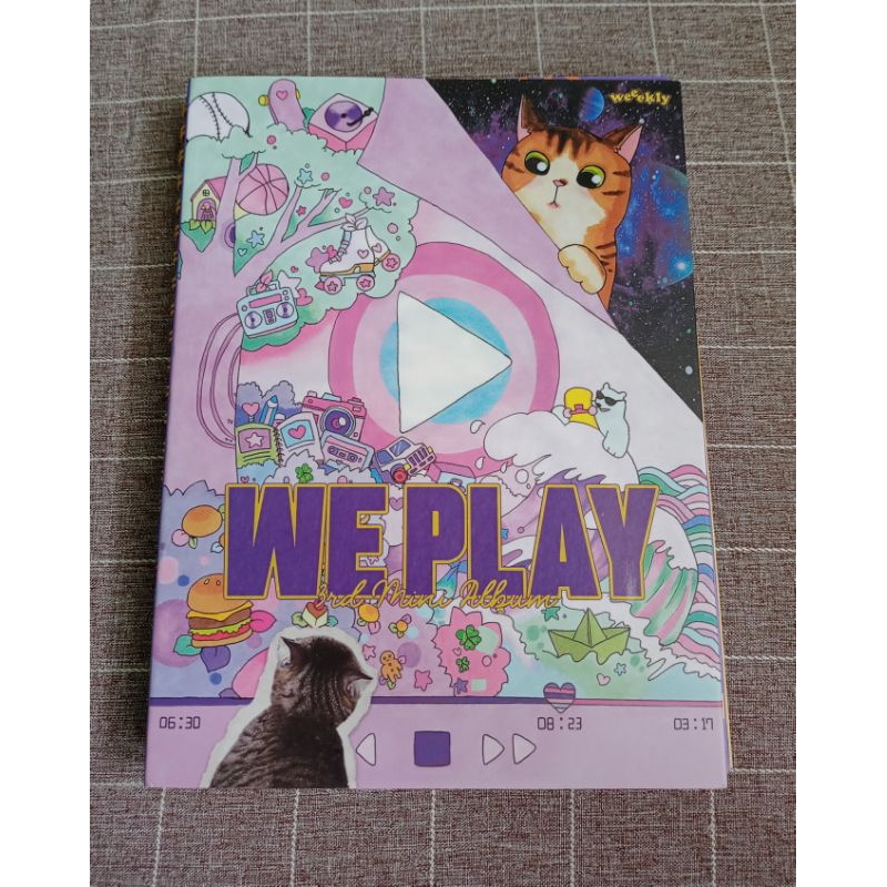 Jual Rugi Weeekly WE PLAY UP ver. ORIGINAL Full Signed album After School
