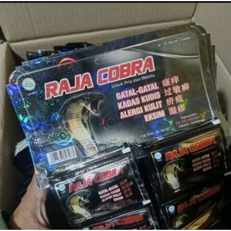 jamuKapsul_raja_cobra_gatal-gatal_KadasKudis_AlergiKulit(20sachet)