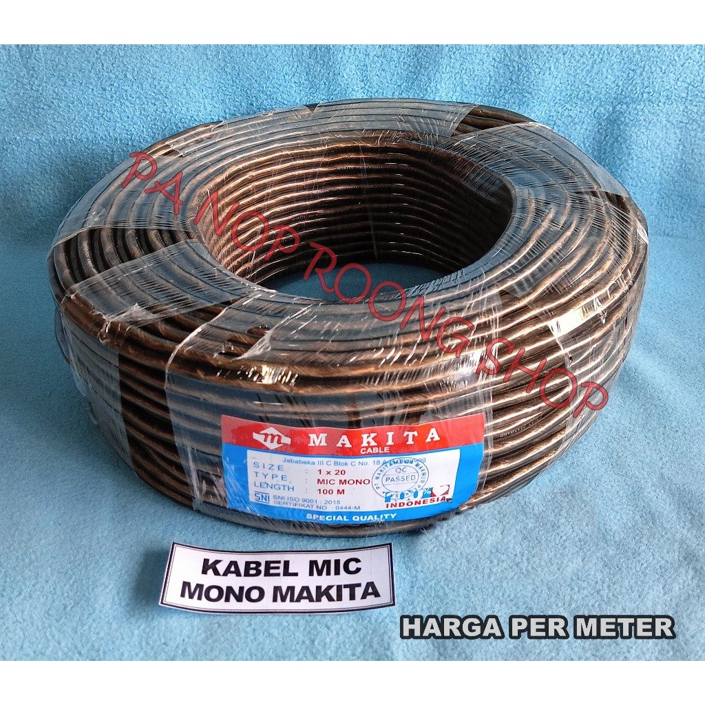 KABEL MIC STEREO PER METER MAKITA