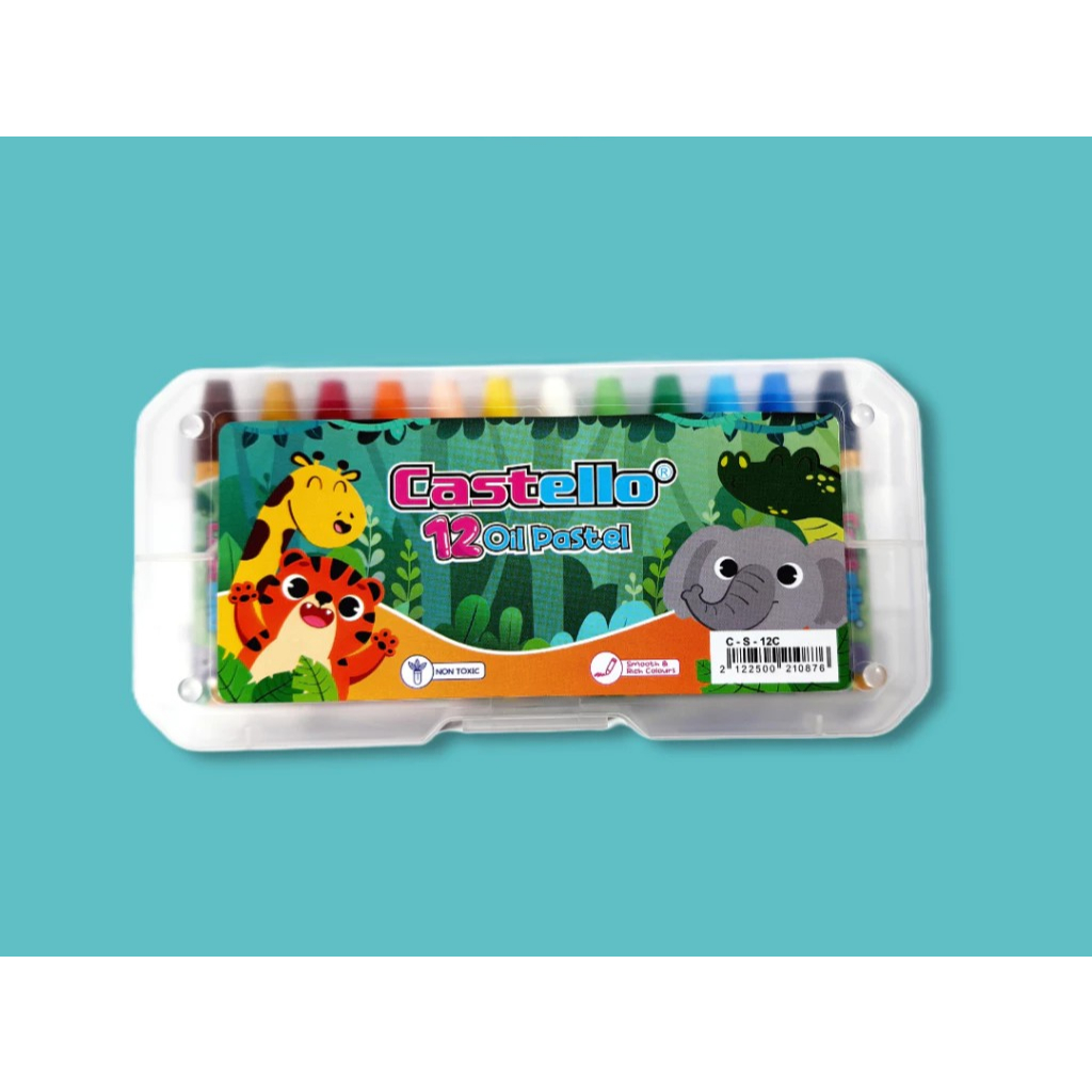 

Standard - Castello Oil Pastel 12 / Set ( Crayon / Pewarna / Coloring )