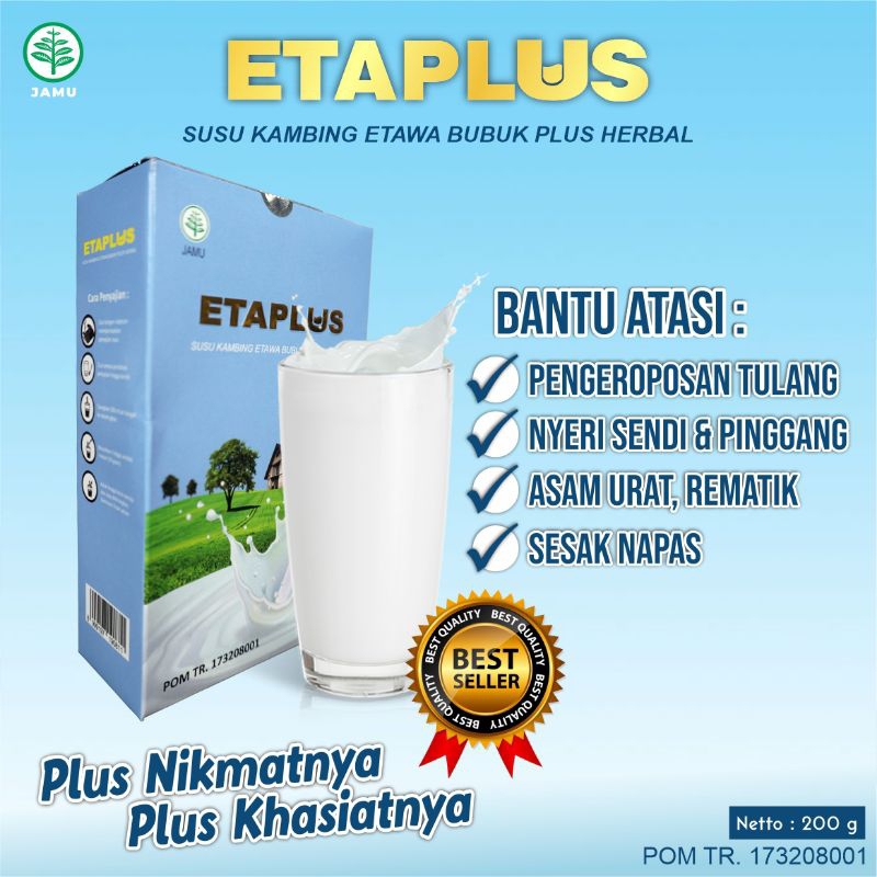 

ETAPLUS Susu Kambing Etawa Plus Herbal 100% ASLI