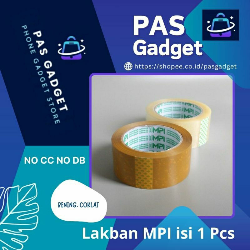 

Lakban MPI 45mm x 100 yard isi 1
