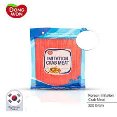 

DONGWON Imitation Crab Meat /Daging Ikan Dan Kepiting Olahan 300gr