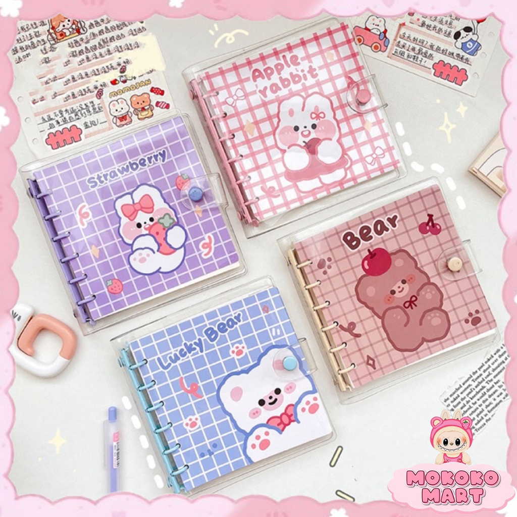 

MM Buku Binder 80 Lembar Notebook Aesthetic Colourfull Edisi Rabbit MB21 Binder Karakter Character
