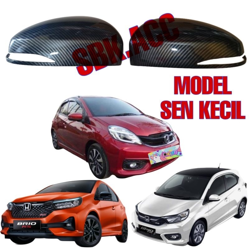 Cover Spion All New Brio RS 2018 2019 2020 2021 2022 2023 2024 2025 Carbon/ Garnish Tutup Spion New 
