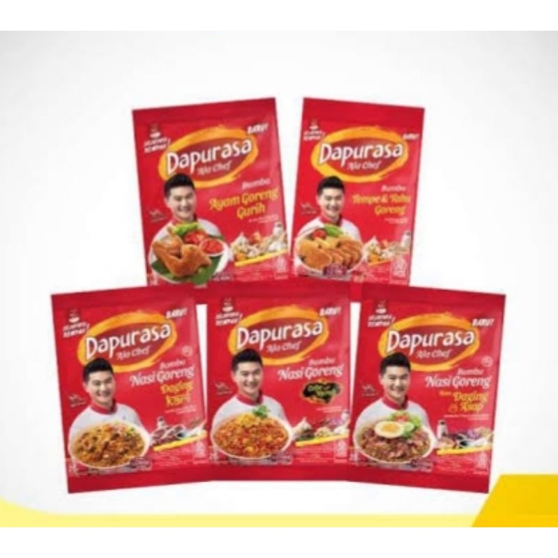 

Dapurasa Ala Chef Nasi Goreng,ayam gurih,tahu dan tempe 10 Sachet @ 20g