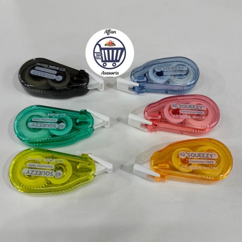 

CORRCETION TAPE SQUEEZY 24M ISI 6 PCS