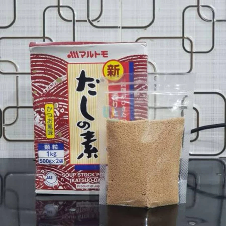 

MARUTOMI HONDASHI 1 KG / KALDO IKAN / PENYEDAP RASA SOP/UDON/RAMEN/ODEN