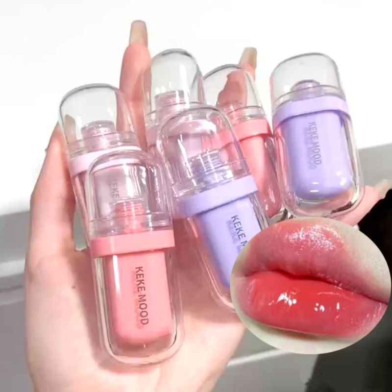 FELIZ - KEKEMOOD Jelly Soft Lip Glaze Glossy Tender Watery Candy Lipstick Fit Tint