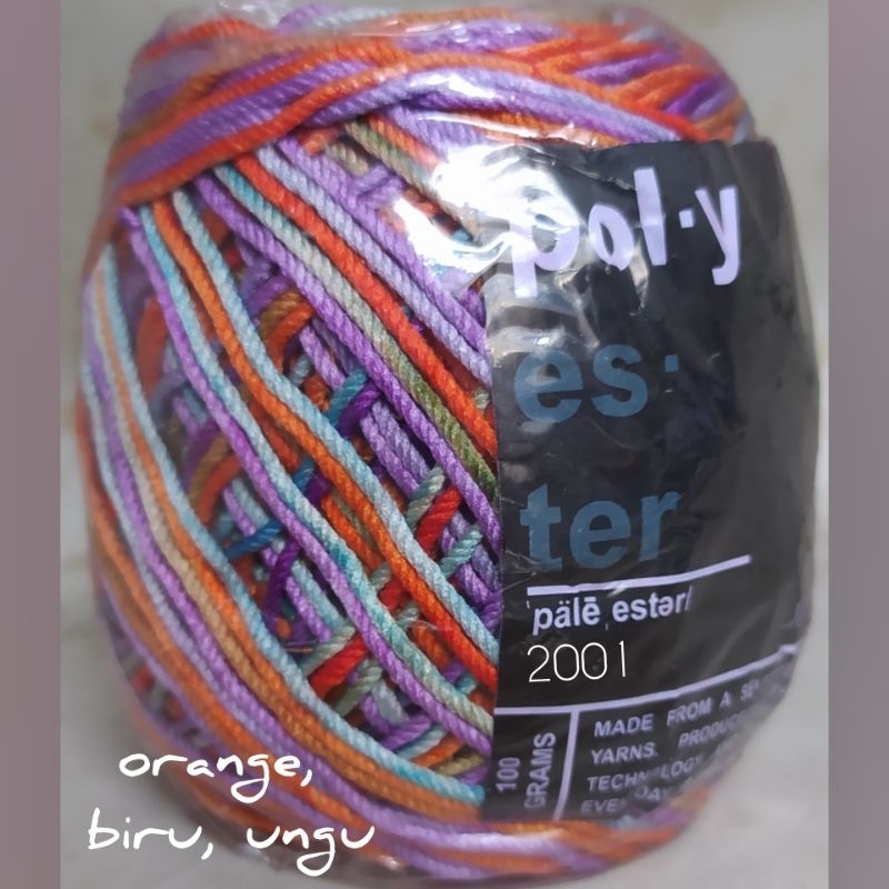 benang rajut poly KILAP sembur united helai besar / big ply