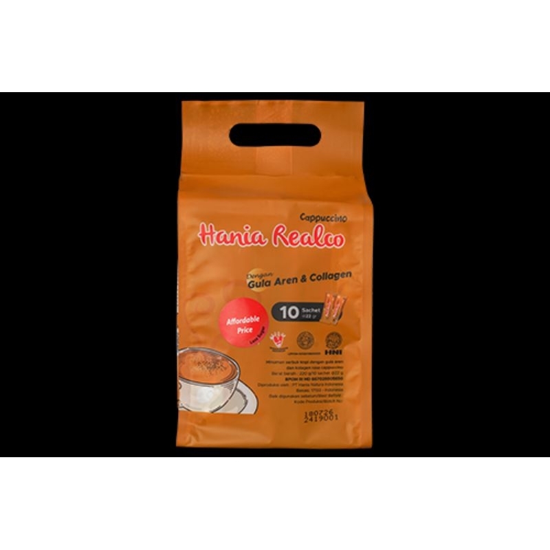 

HANIA REALCO CAPPUCINO KOLAGEN LESS SUGAR HNI HPAI
