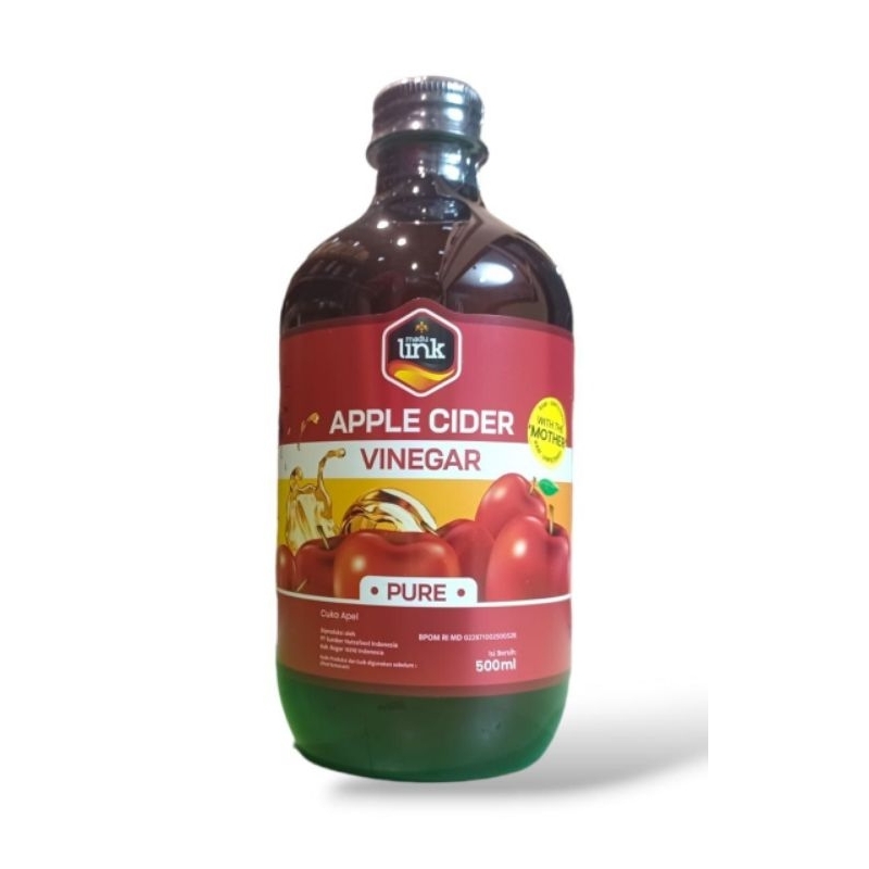 

LINK - Cuka Apel Pure With Mother - Apple Cider Vinegar With Mother 500 ml