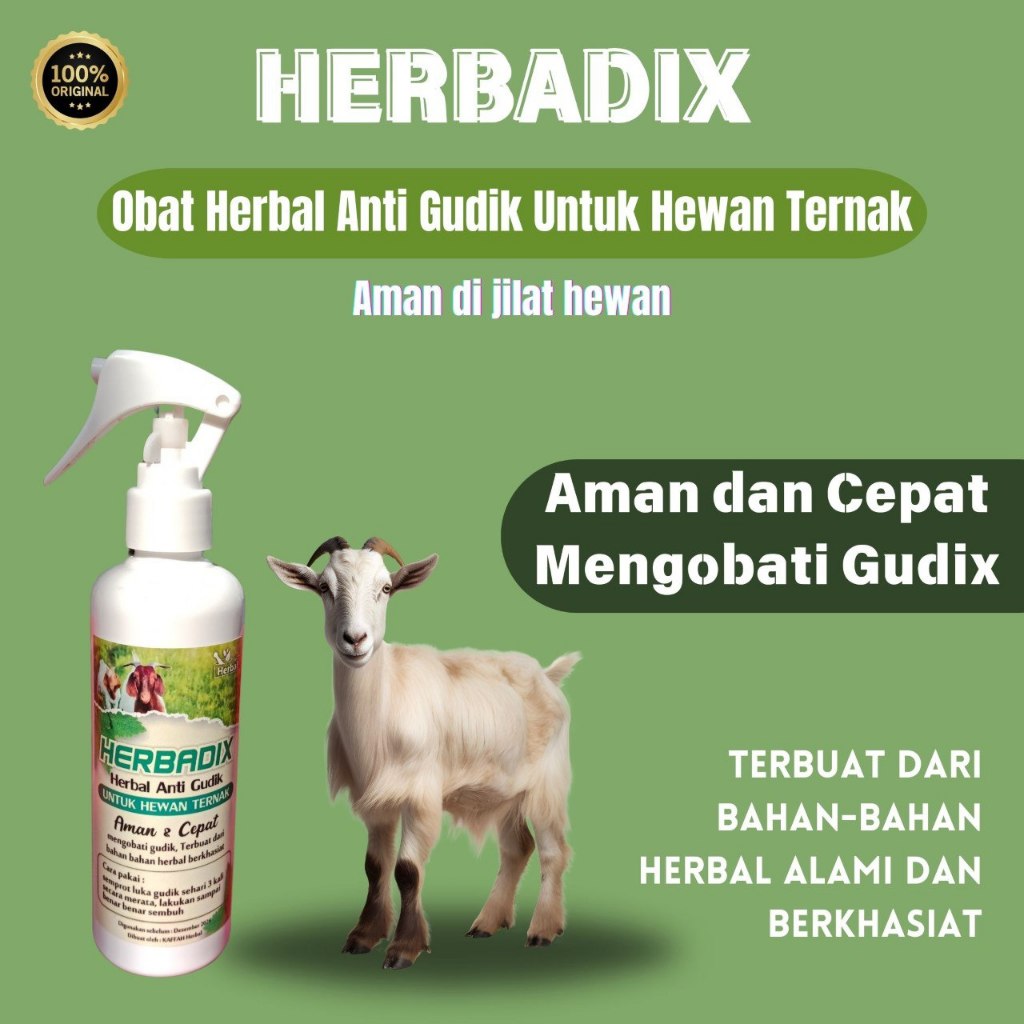 Obat Gudik Kambing Obat Kambing Kelinci Dll Hewan Ampuh Ternak Eksim Anjing Scabmitic Gatal Herbadix