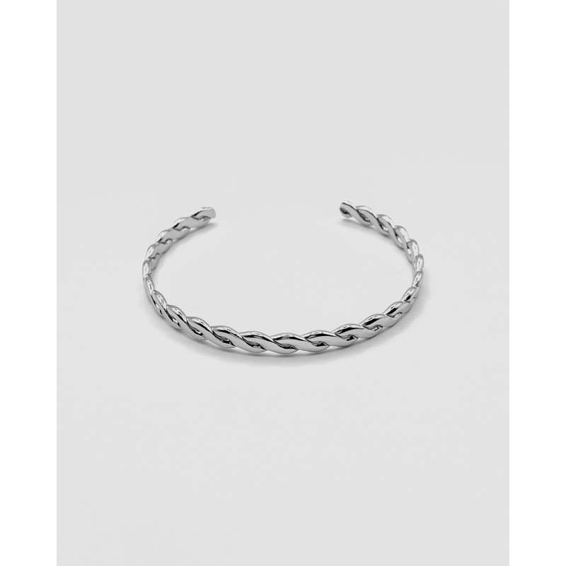 Added Presence - Twist Cuff Bracelet Gelang Pria Stainless Unisex