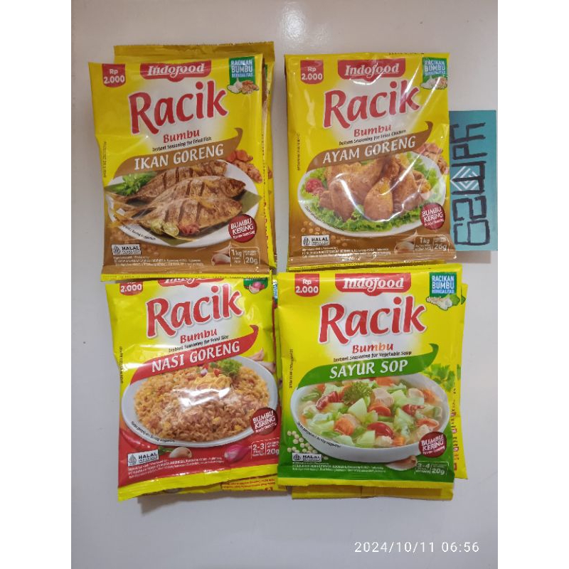 

Termurah all varian bumbu racik indofood 1renceng isi10