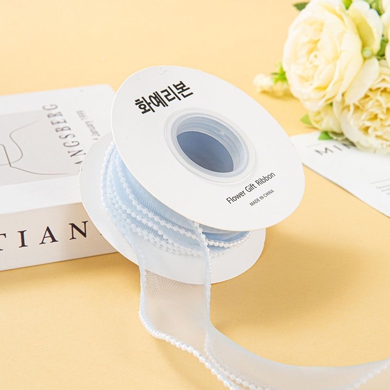 

PITA FISH TAIL PEARL, KOREAN ORGANZA RIBBON WITH PEARL, PITA MERMAID TAIL