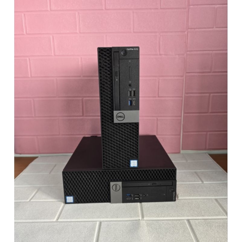 PC DELL OPTIPLEX 5070 SFF  CORE I7 9700 GENERASI 9  RAM 32 GB SSD 1 TB