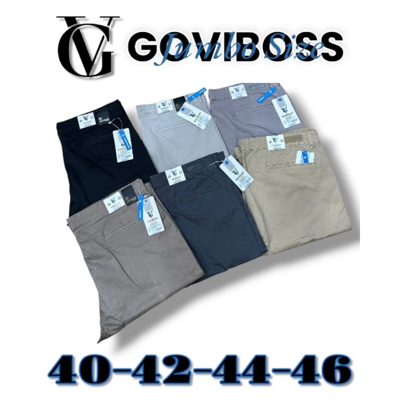 Celana Chinos Pria GOVIBOSS ORIGINAL JUMBO(40,42,44,46)