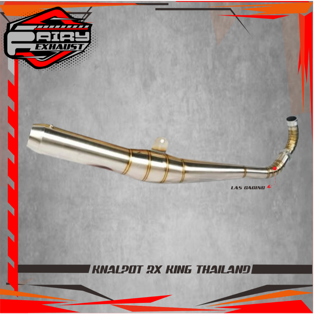KNALPOT RX-KING THAILAND STAINLESS