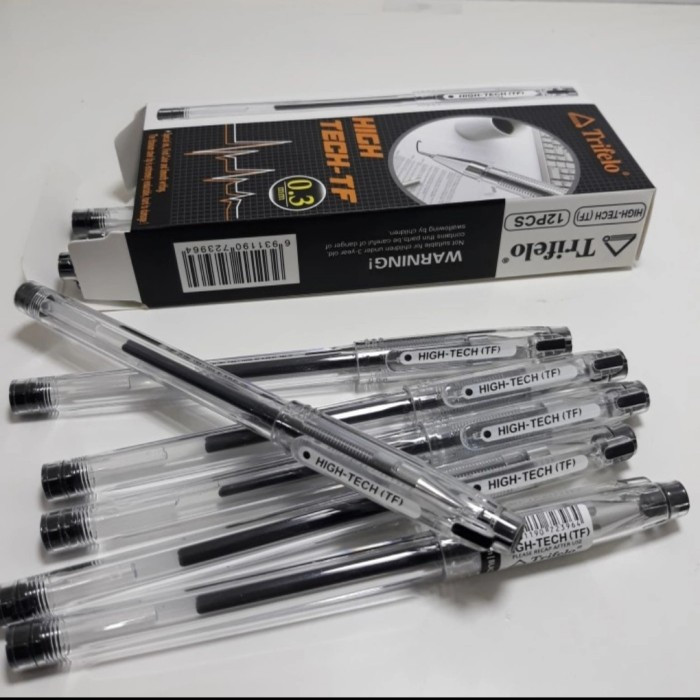 

PULPEN, PULPEN GEL, BOLPEN, BOLPOIN HITECH TF 1190 HITAM TRIFELO