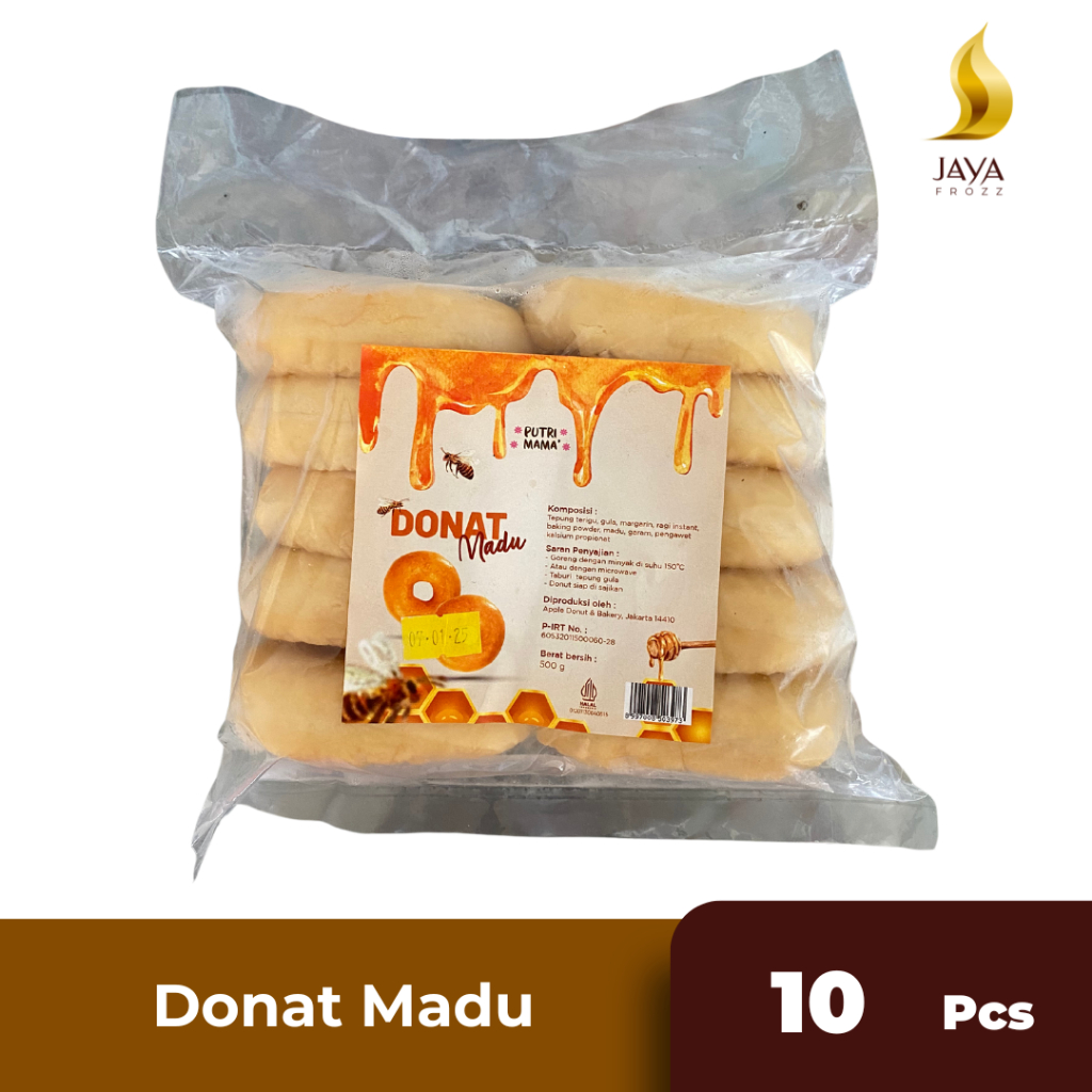 

DONAT MADU ISI 10 PCS + GULA HALUS