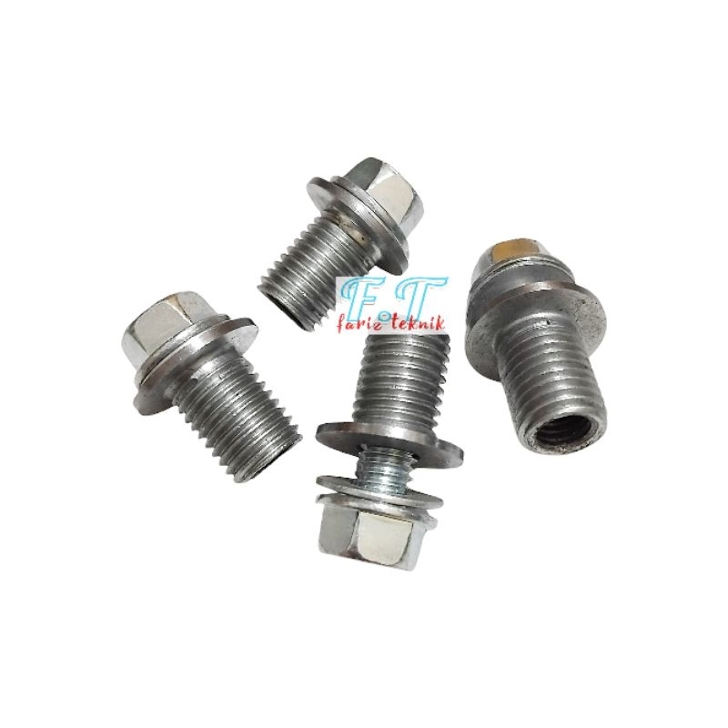Sok drat baut oli model topi bosh drat oli pecah m12×m8