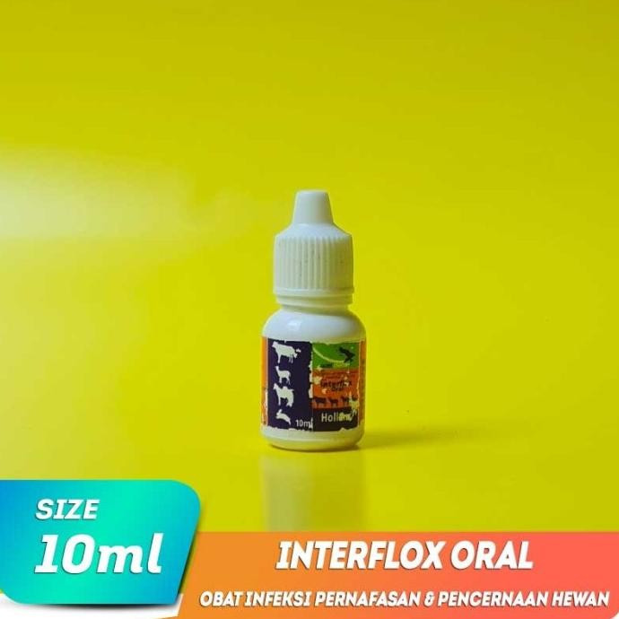 Obat Flu, pencernaan, mencret kelinci kucing INTERFLOX ORAL 10ml