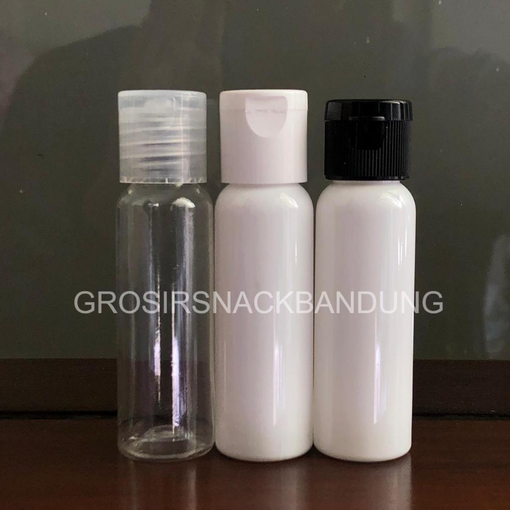 BOTOL PLASTIK PET 30ML FLIPTOP  / BOTOL FLIPTOP 30ML / PET 30ML FLIPTOP NECK 18