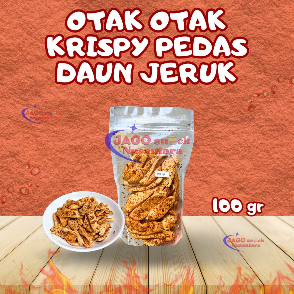 

Otak Otak Krispy Pedas Daun Jeruk 100gr - Jago Snack Nusantara