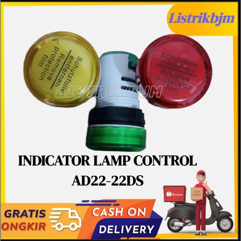 PILOT LAMP INDIKATOR LAMPU PANEL