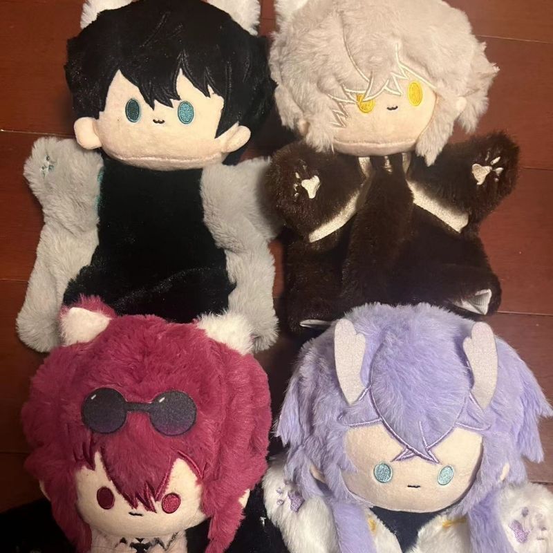 Anime Game Honkai : Star Rail Plush Doll Jing Yuan Dan Heng Hand Puppet Plush Toy Gift