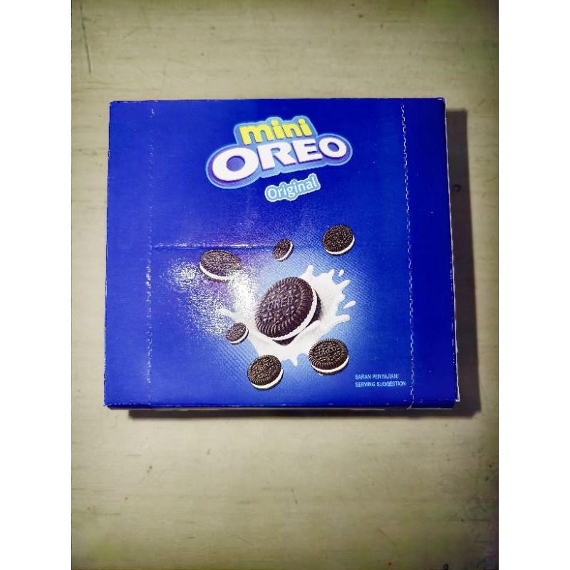 

MINI OREO varian rasa ORIGINAL 10 SACHET 10 x 20.4Gr