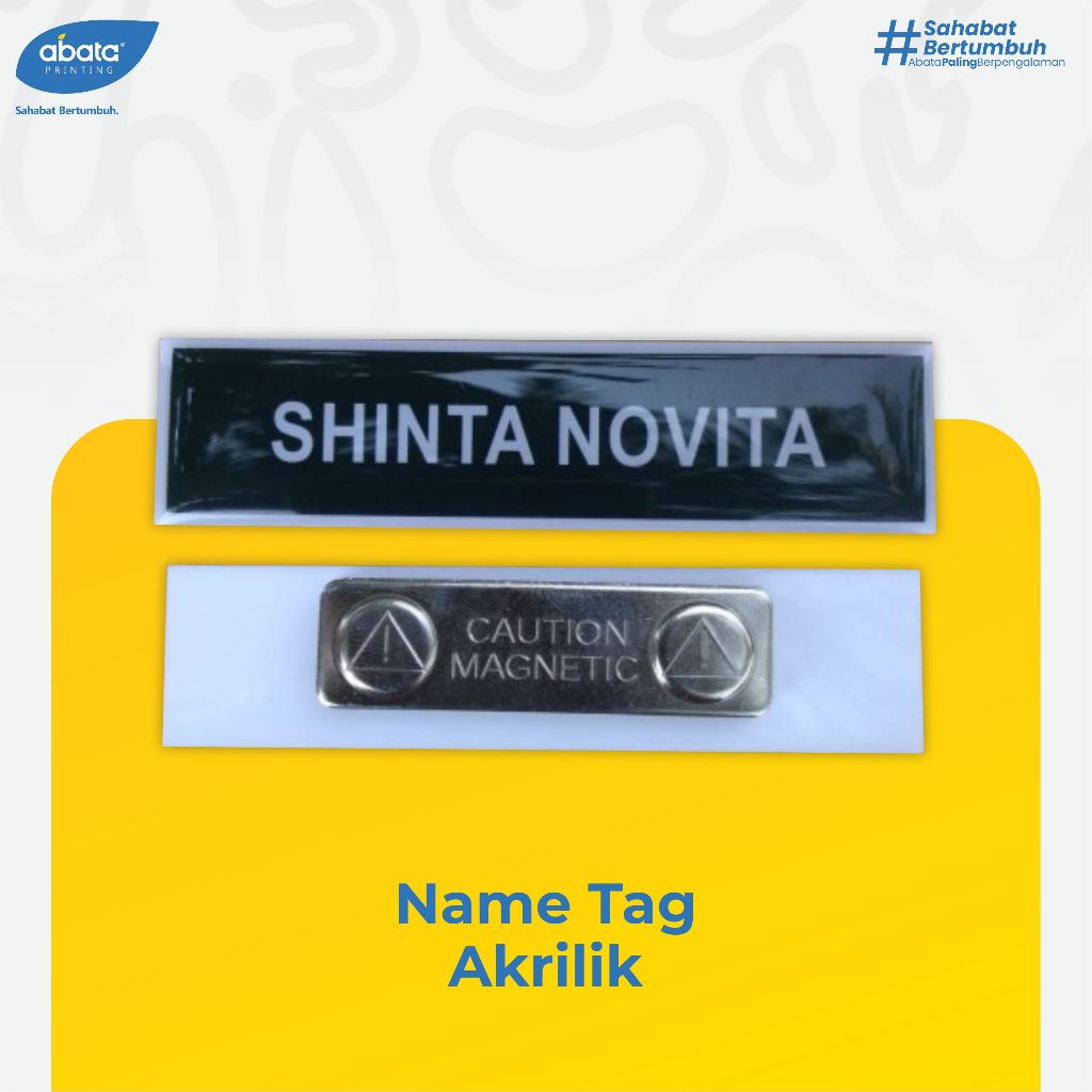 

Nametag resin nama dada nametag akrilik nametag kuningan nametag magnet premium