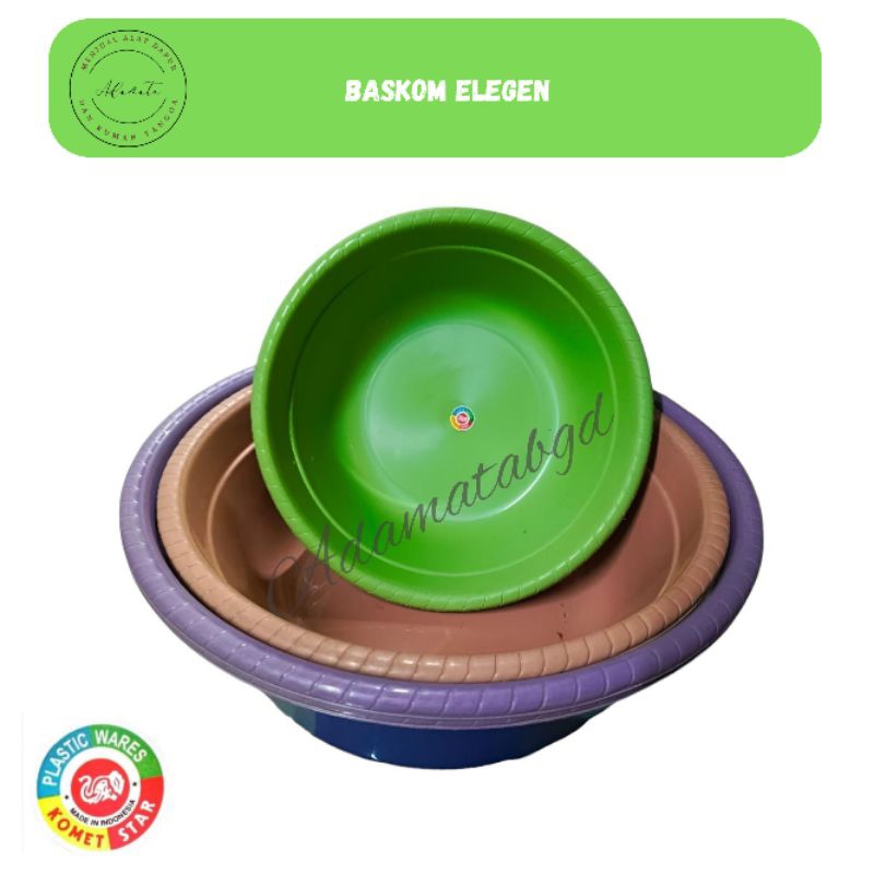 Baskom plastik elegen komet star