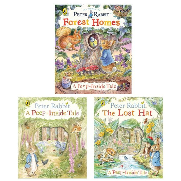 Peep Inside Tale Peter Rabbit / Buku Cerita Anak / Buku Import
