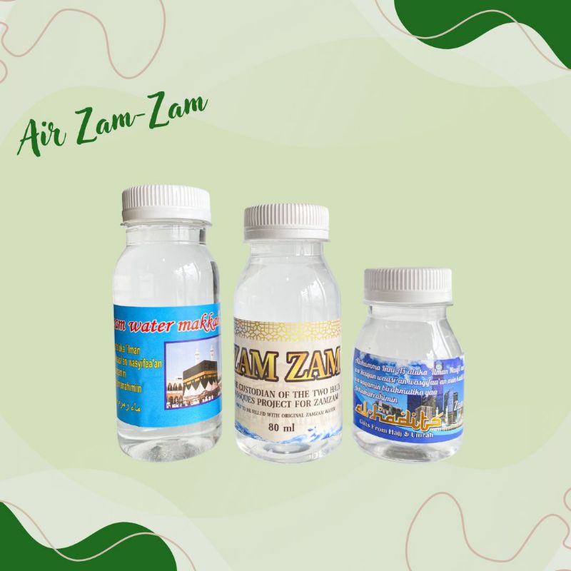 

Air Zam Zam / Zam Zam Water / 80 ml / 40 ml / ASLI