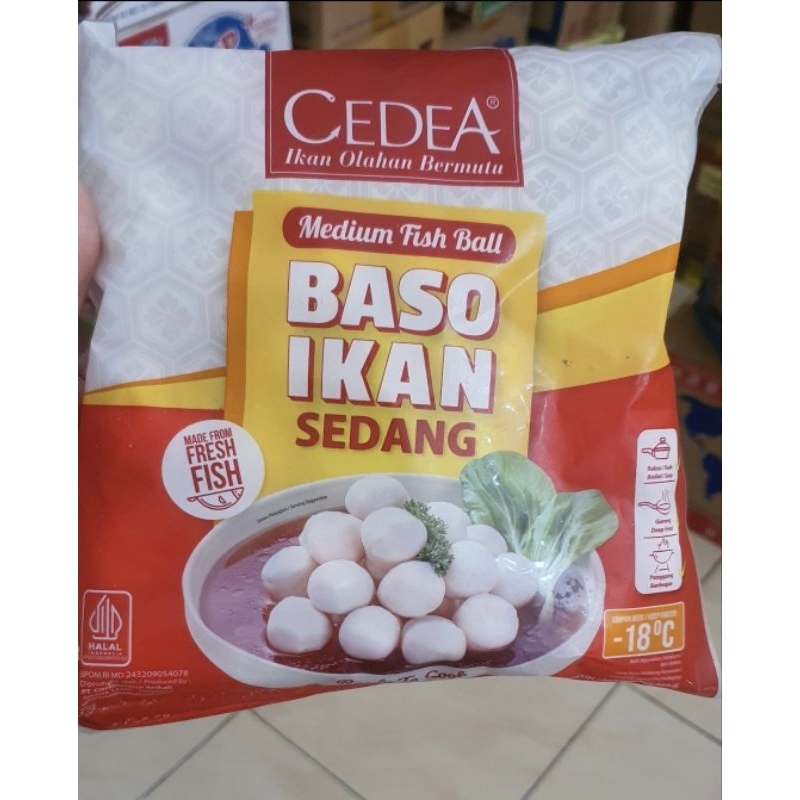 

Cedea Baso Ikan Sedang dan Besar 500gr