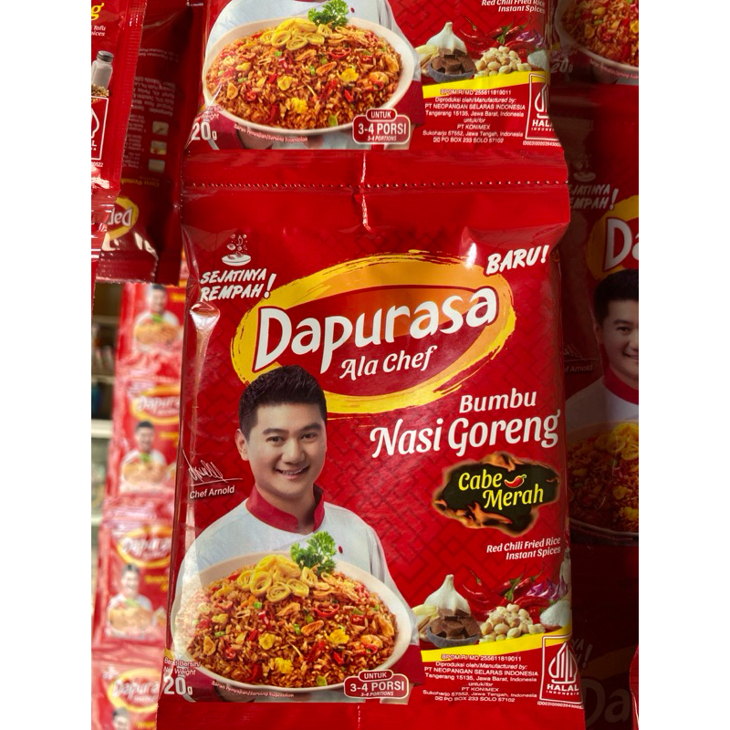 

DAPURASA bumbu Nasi Goreng ala chef Arnold rasa Cabe merah