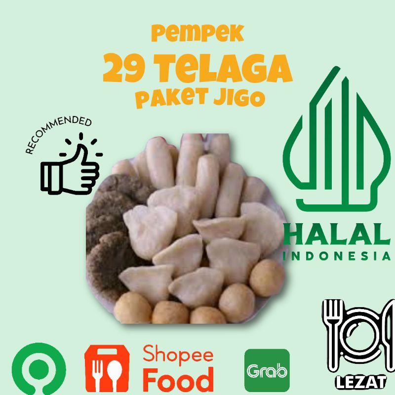 

Pempek Palembang ikan Tengiri Paket JIGO