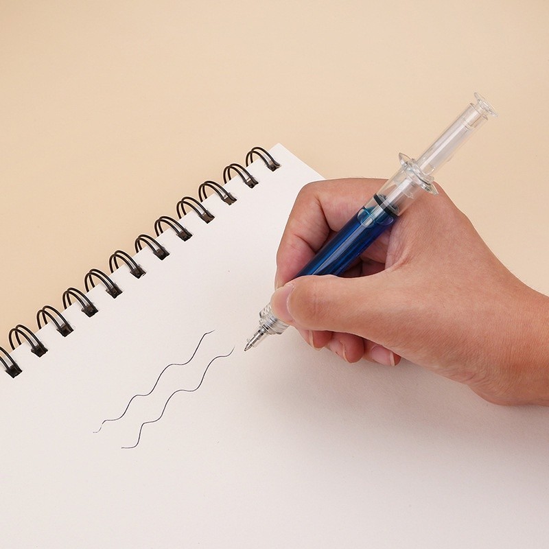 

Pulpen Pena Bolpen Unik Bentuk Suntikan Lucu Alat Tulis Anak Sekolah (1Pcs) EYO BC