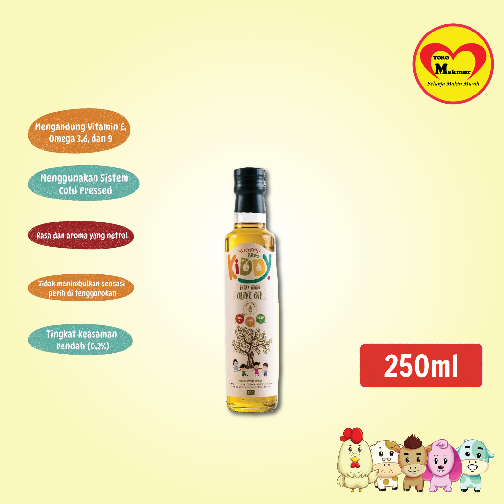 

Yummy Bites Olive Oil 250ml / Toko Makmur Baby Shop