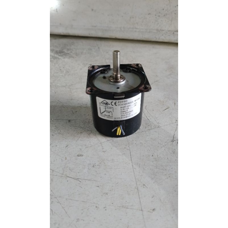 Dinamo gear head motor SYNCHRONOUS MOTOR 220V 3.3RPM