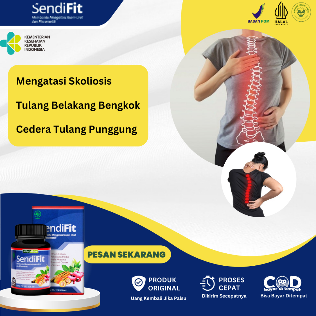 Obat Skoliosis, Obat Kelainan Tulang Belakang, Obat Tulang Belakng Melengkung Tidak Lurus, Obat Peng