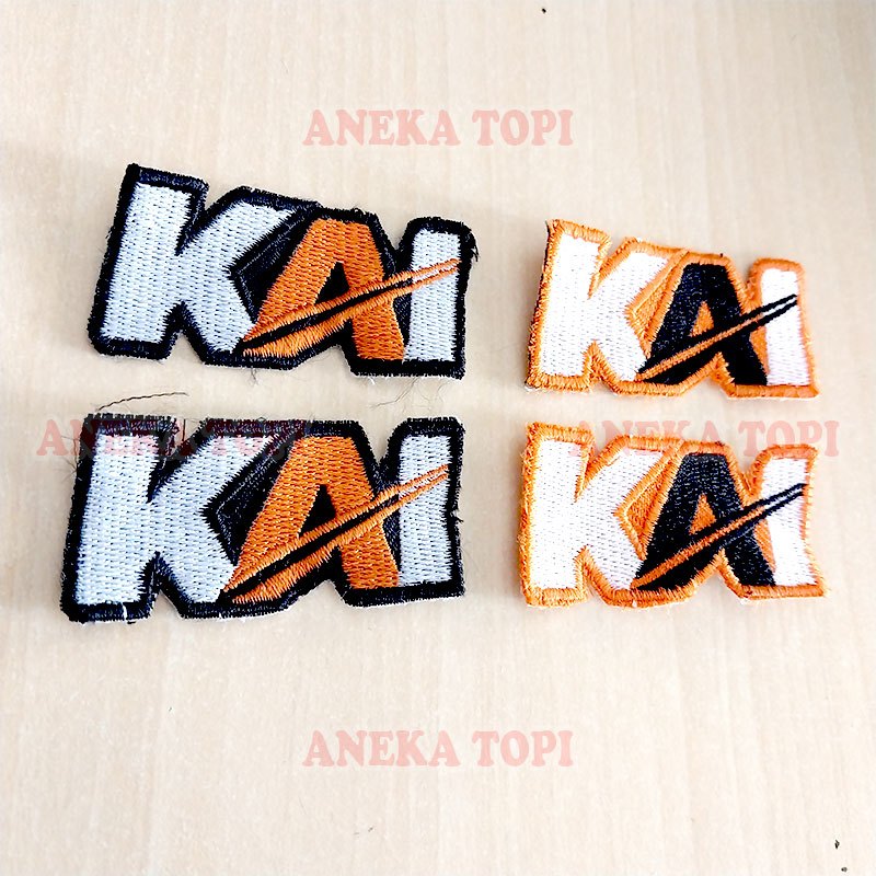 Bordir Bet KAI Logo Kereta Api Indonesia Emblem Patch Badge KAI - Aneka Topi