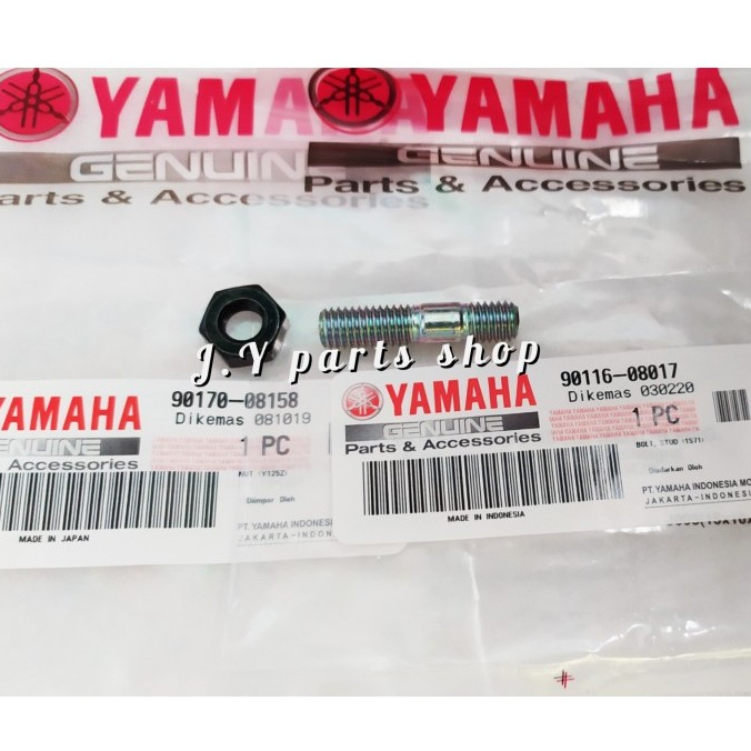 Baut Tanam + Mur Nap Gear Yamaha Jupiter MX 135 90116-08017 + 90170-08158
