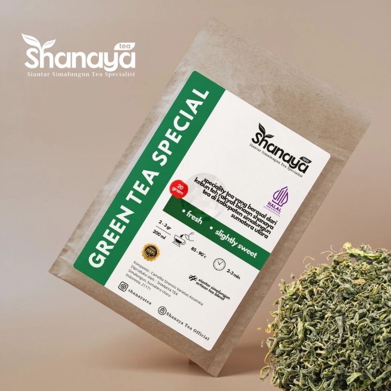 

Greentea Special 20gr | Teh Hijau Special Shanaya Tea asli Simalungun