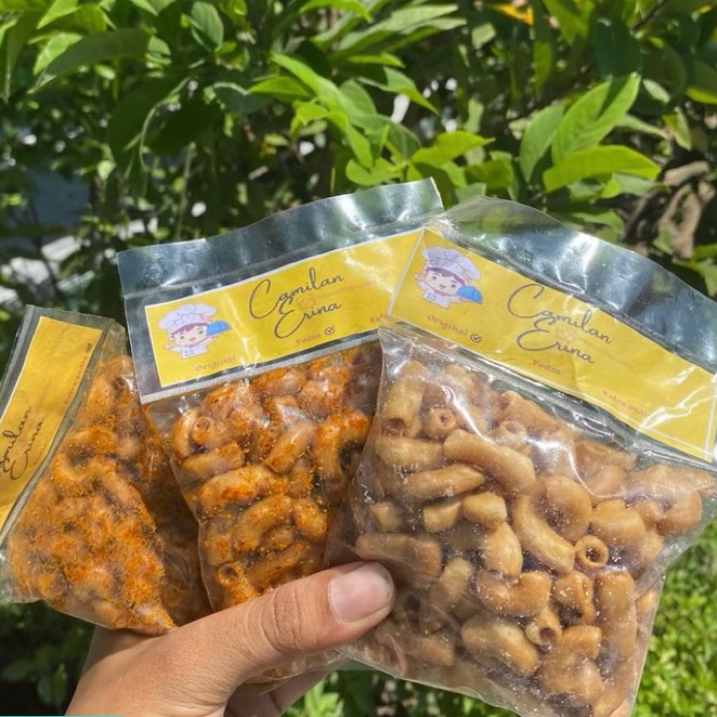 

Makaroni Bantet Full bumbu daun jeruk Kemasan kecil