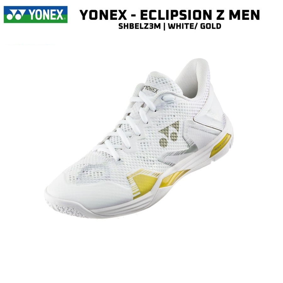YONEX SHB Eclipsion Z3 MEX - White Gold Sepatu Badminton (Original)